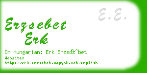 erzsebet erk business card